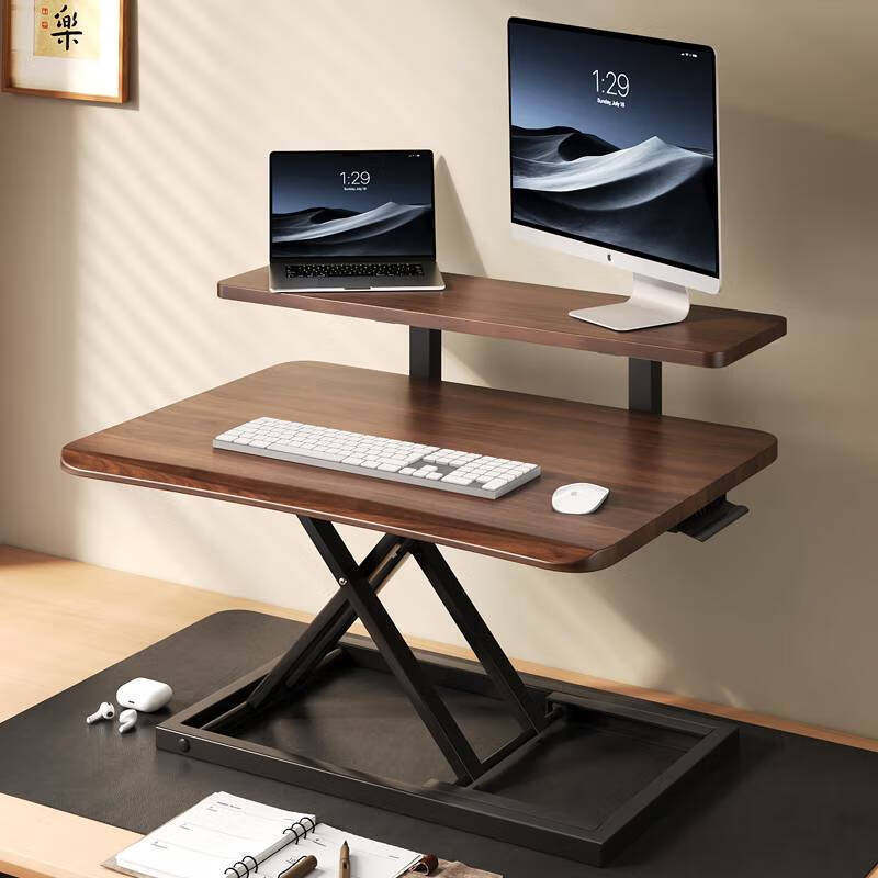 Desktop Adjustable Workbench, Standing Computer Desk, Laptop Monitor Riser, Home Study Desk Desktop Adjustable Workbench, Standing Computer Desk, Laptop Monitor Riser, Home Study Desk