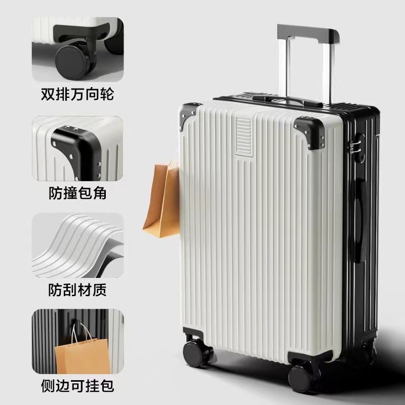 拉杆箱密码女大容量复古行李箱学生旅行耐用箱子|undefined