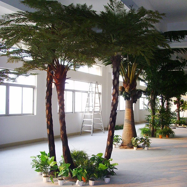 Simulación de Alsophila spinulosa a gran escala Museo de dinosaurios Hotel Área escénica Proyecto de decoración suave Simulación artificial a gran escala Alsophila spinulosa spinulosa