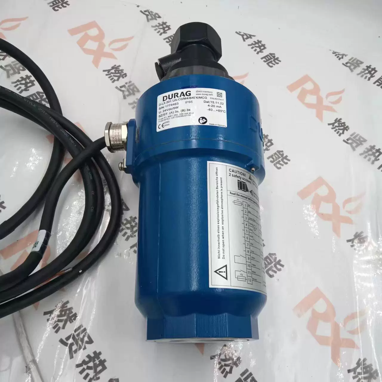 Немецкий датчик пожара Durag D-LX110UA-C1/M5/0000/PCG, оригинальный, новый, теперь