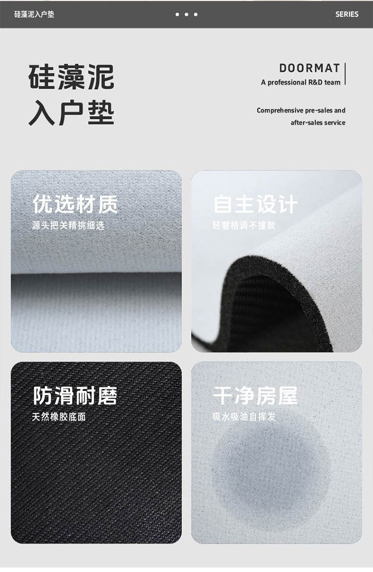 Cartoon diatomite car floor mat, single-piece universal car mat with cute prints, anti-dirt foot mat for the car interior