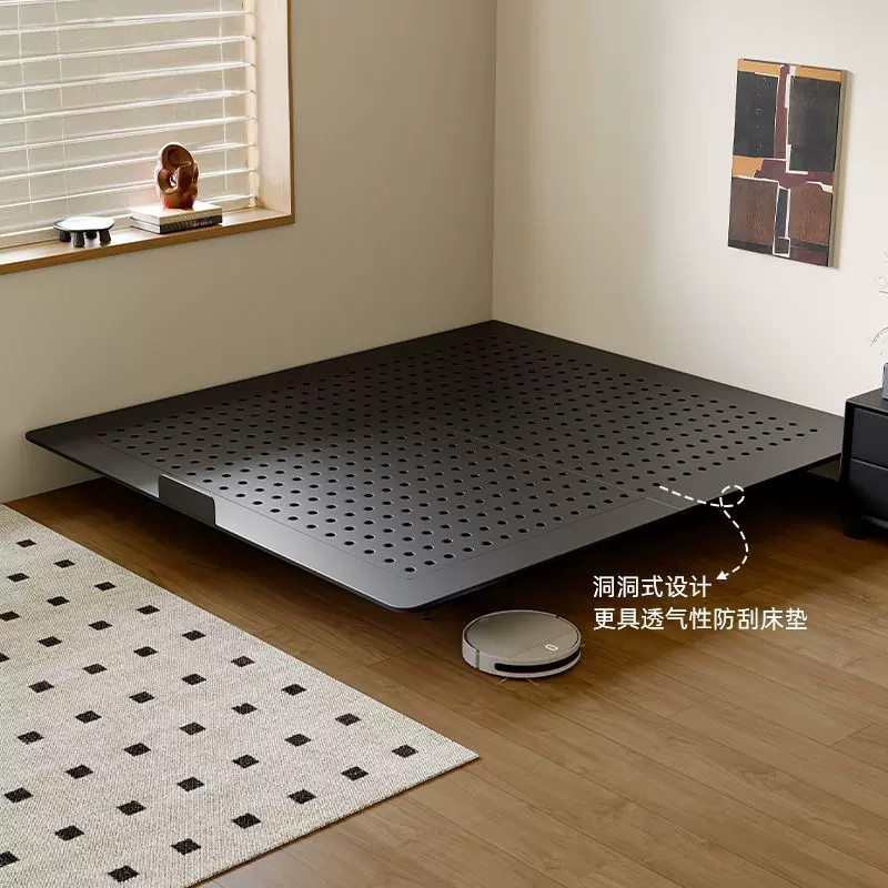 2026爆款零甲醛无床头大小户型主卧床悬浮床架子床碳素钢铁架床