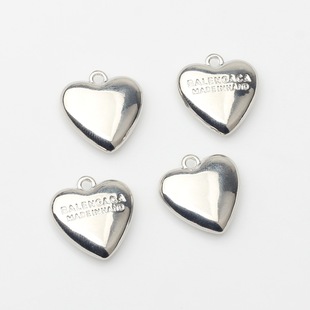 Korean version of alloy plating simple temperament love letter printing pendant accessories diy jewelry earrings accessories material