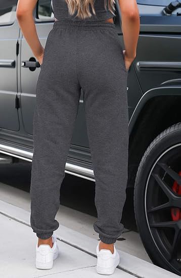 263g Weight Full Length Pants Length Polyester Fabric Type Mid Waist Waist Line Micro-Elastic Elasticity Daily, Sports Occasion Regular Fit Fit Type Solid Color Pattern Spring, Autumn Season Women's Gender Basic, Classic Style Style 3XL, S Size Women's Daily Sports Basic Classic Style Solid Color Full Length 18