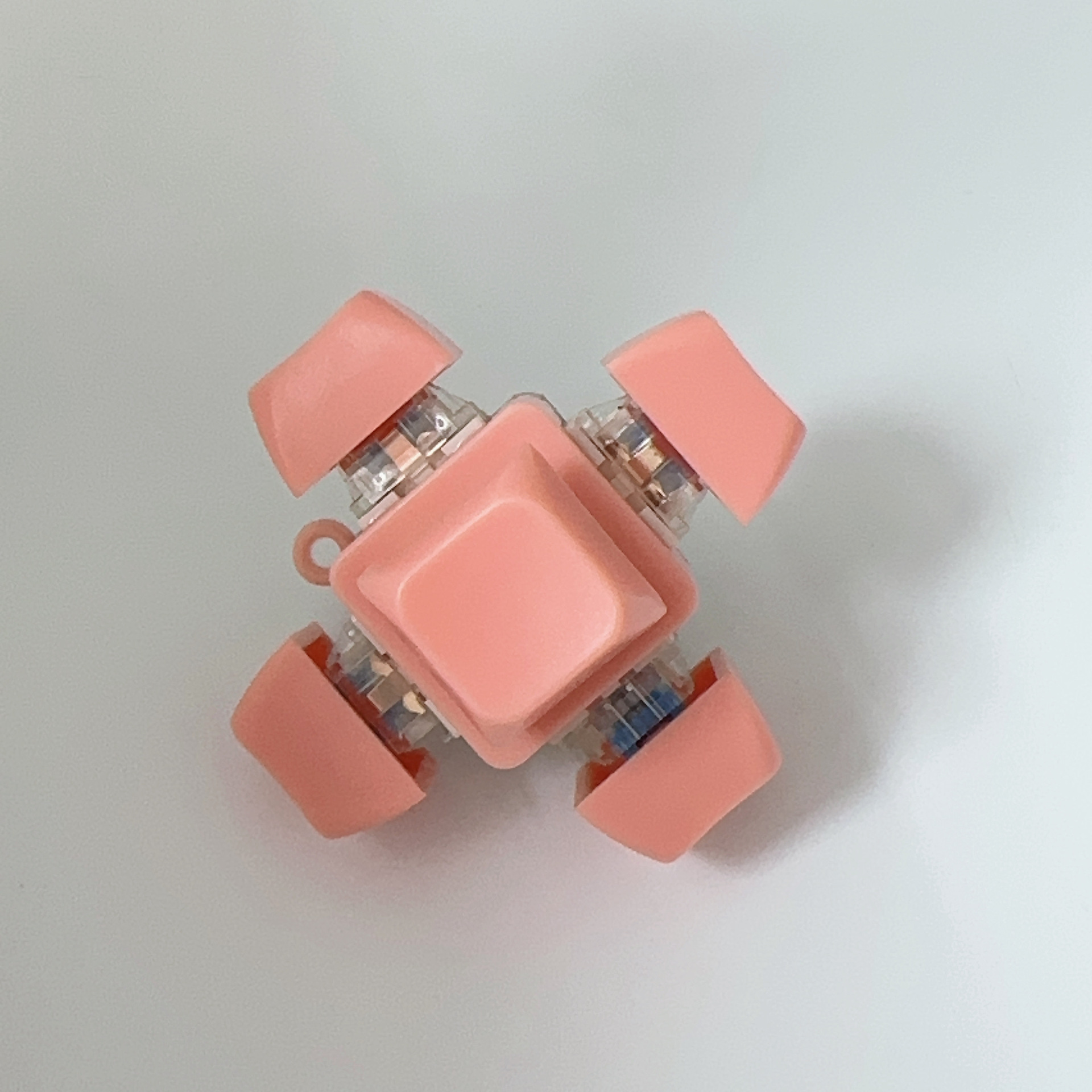 Special-shaped six-button powder shell-powder cap