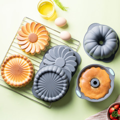 国境を越えたシリカゲルケーキ型キッチン焙煎ムースケーキ型DIY太陽花焙煎シリカゲルケーキ型