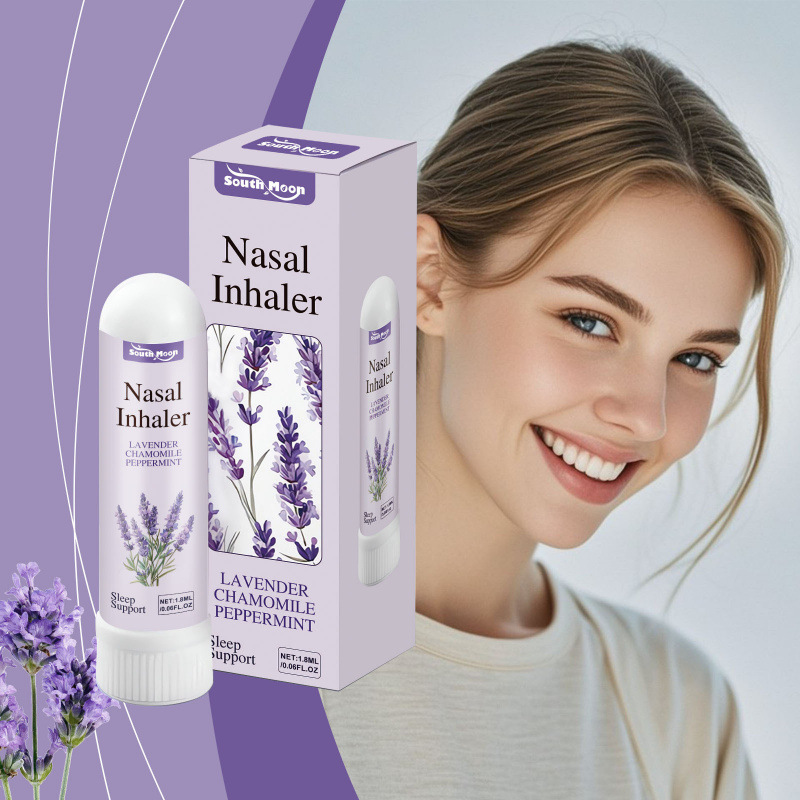 South Moon Lavender Chamomile Nasal Inhaler Gentle Care for Nasal Discomfort Nourishing and Refreshing Nasal Inhaler