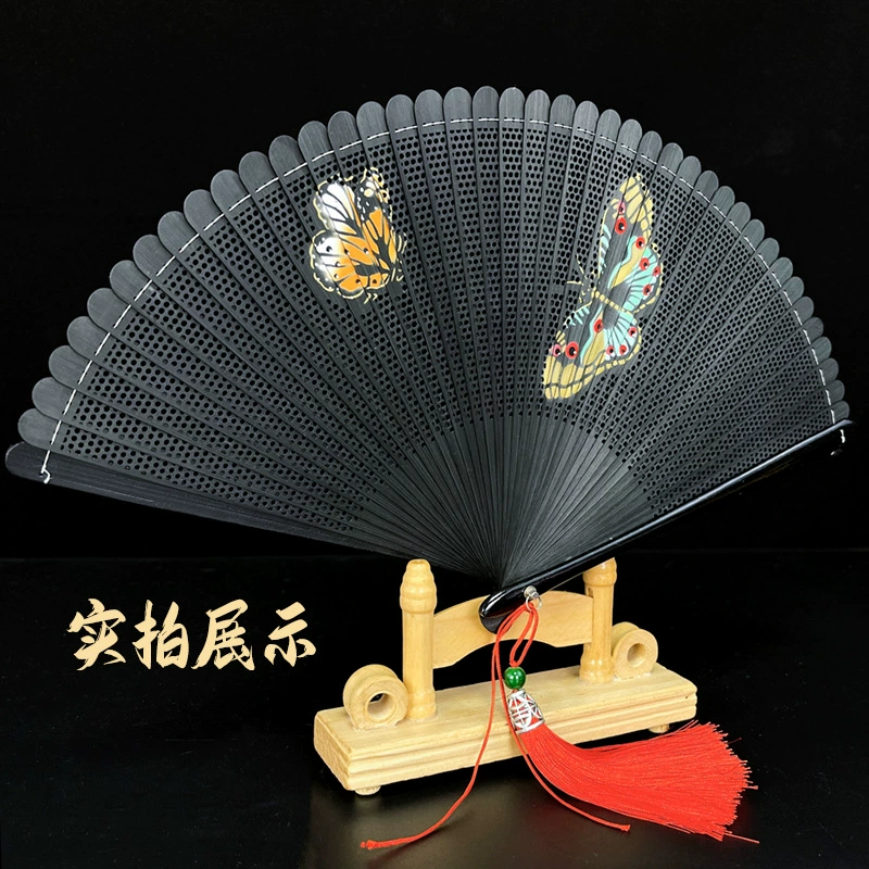 厂家直销批发供应绢扇工艺扇绘画书法折扇子架 扇托 扇座托扇架