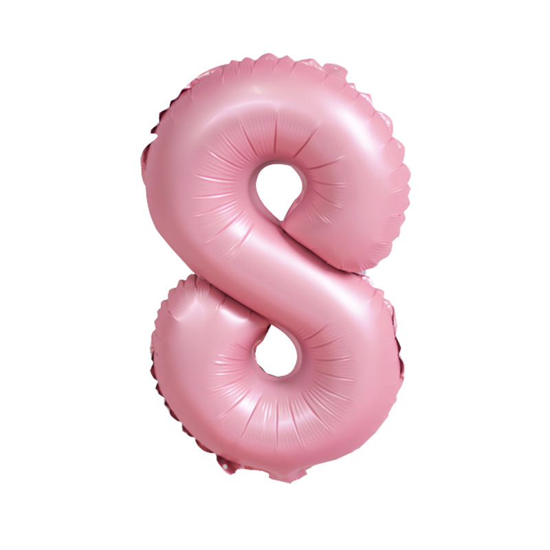 32 pulgadas nuevo globo digital Rosa rojo caramelo digital medio digital transfronterizo nuevo globo de helio puede flotar vacío