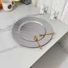 歐式盤子高顏值果盤批發禮品送客戶水果盤家用金銀玫瑰金