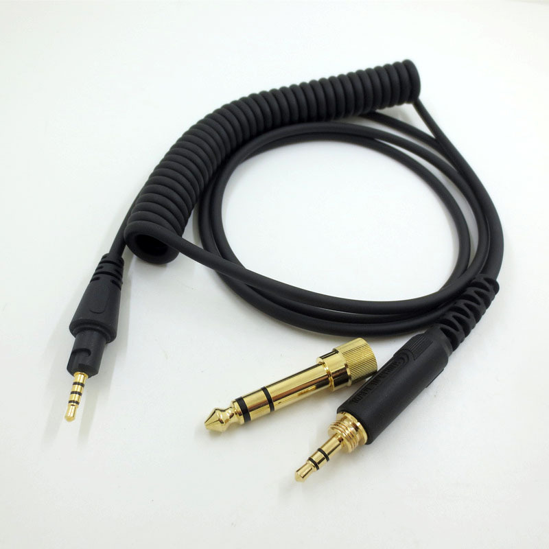Suitable for Pioneer HDJ-CUE1 X7 S7 X5 X7 Headphone Cable Headset Spring Headphone Audio Cable Suitable for Pioneer HDJ-CUE1 X7 S7 X5 X7 Headphone Cable Headset Spring Headphone Audio Cable