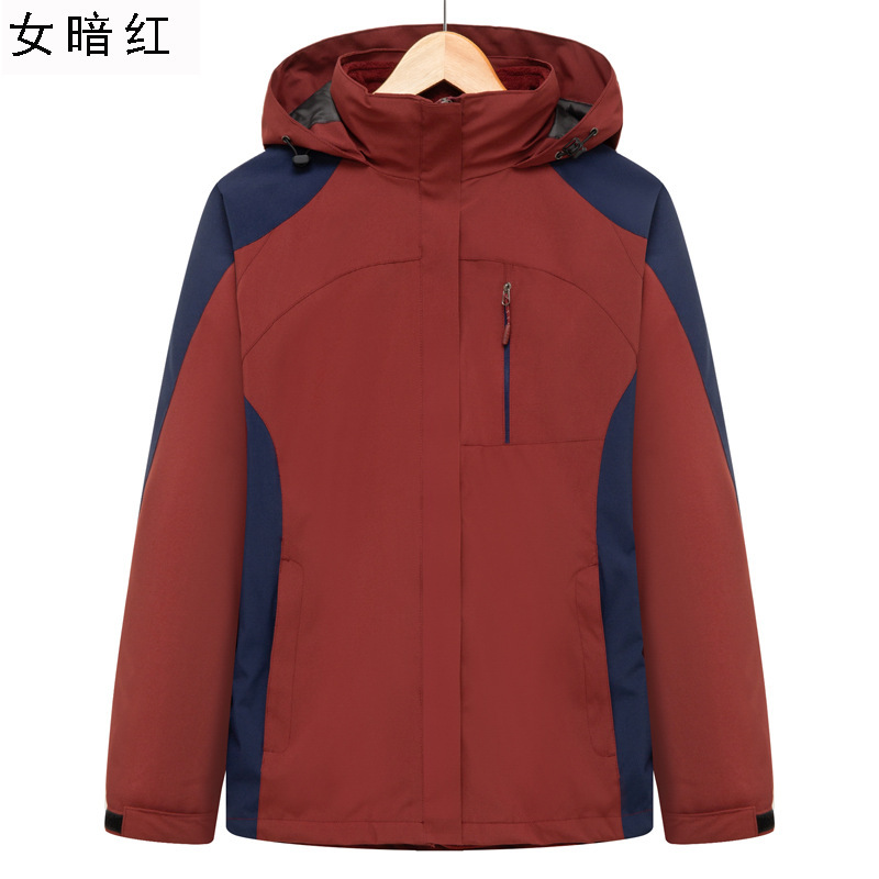 女暗红