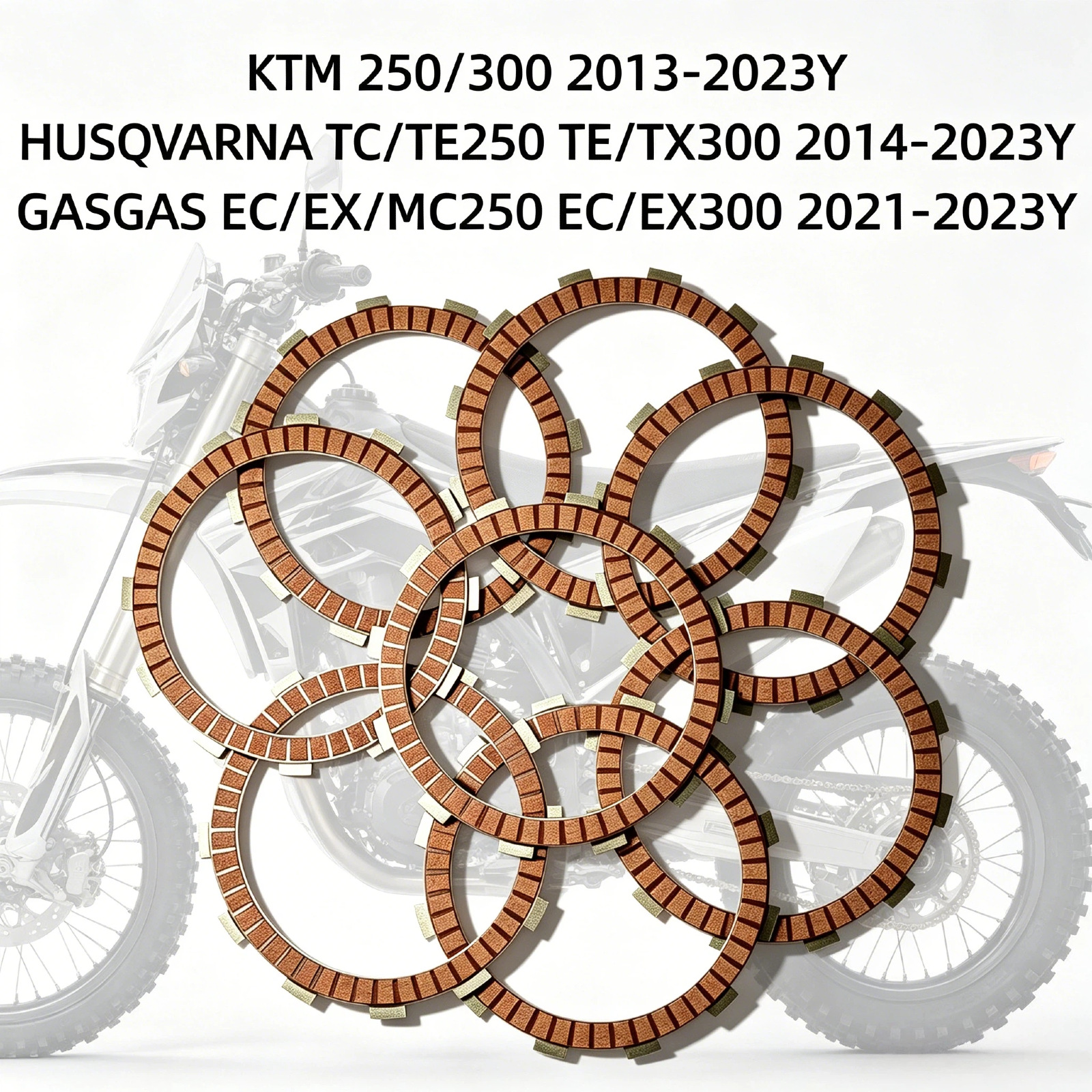 Suitable for Ktm250/300Yhusqvarna Tc Tx/Te 250 300 Ec/ Ex/Mc Clutch Plates