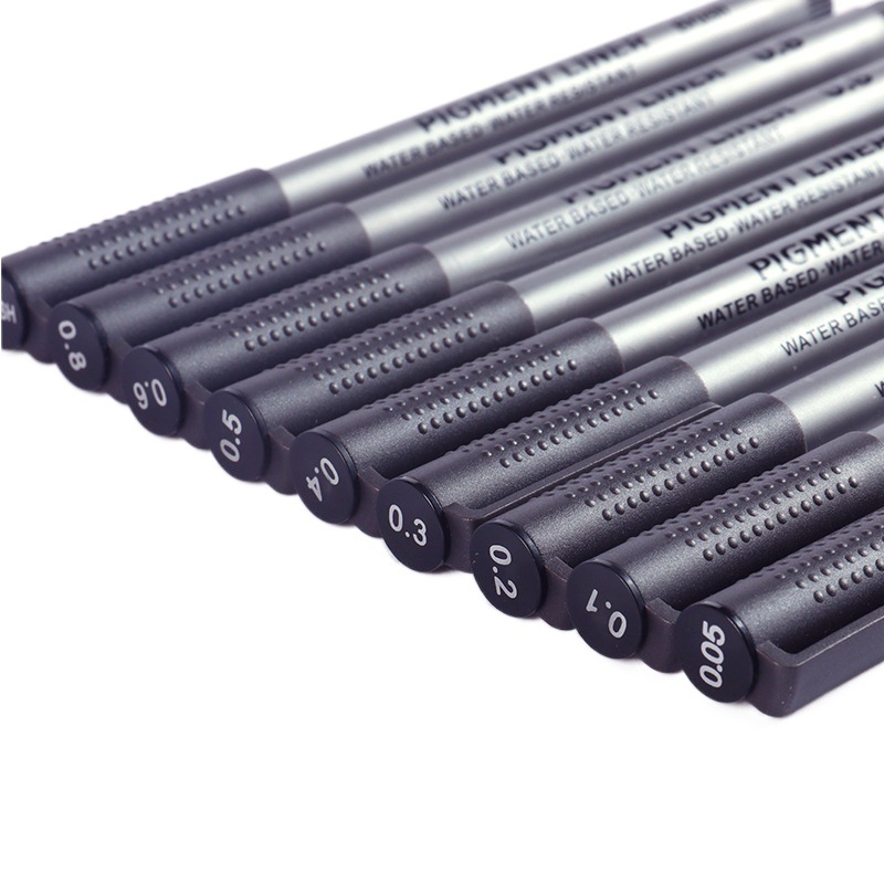 8050 aguja pluma pintada a mano diseño impermeable aguja pluma anime diseño gancho pluma traje único