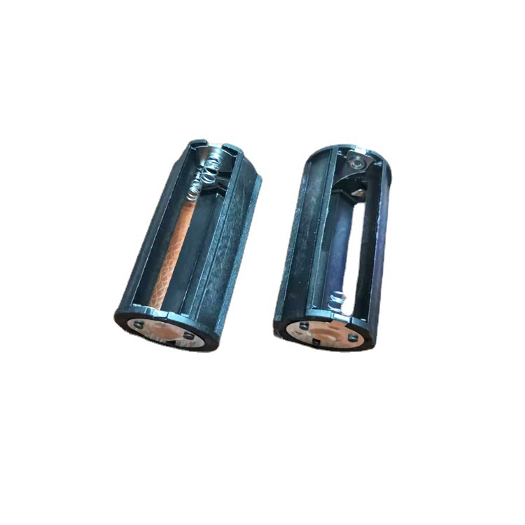 现货供应AA电池盒5号3节圆形铜头接触式电池卡座 条形电池盒