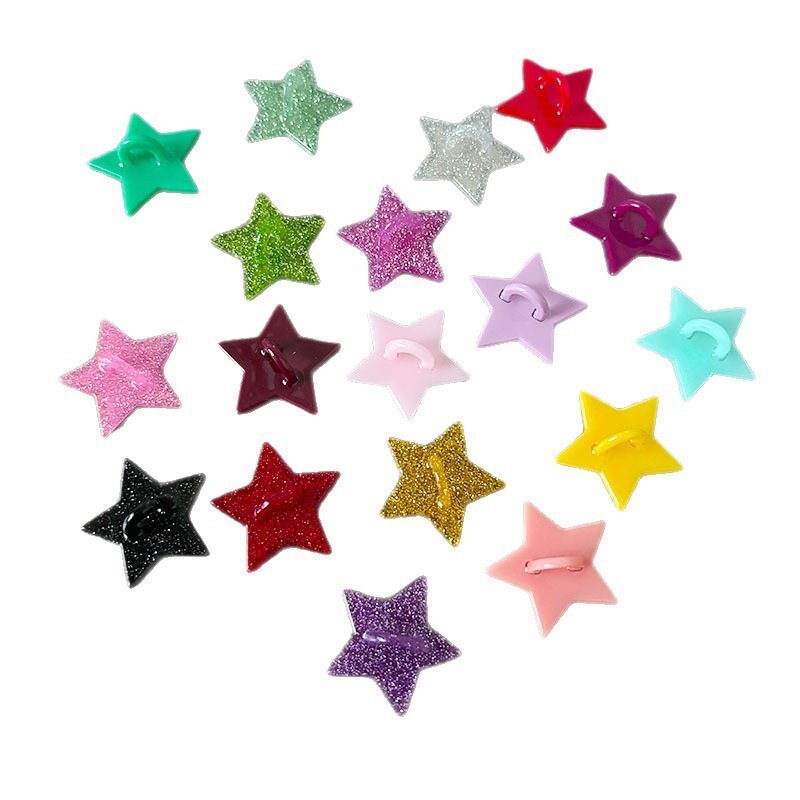 Korean Accessories Five-Pointed Star Hook 3m Sticker DIY Accessories No-Punch Plastic Hook Decoration Mobile Phone Case Accessories