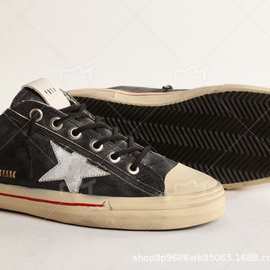 2025星星小脏鞋系带帆布鞋女厚底百搭休闲板鞋脏脏鞋运动鞋增高