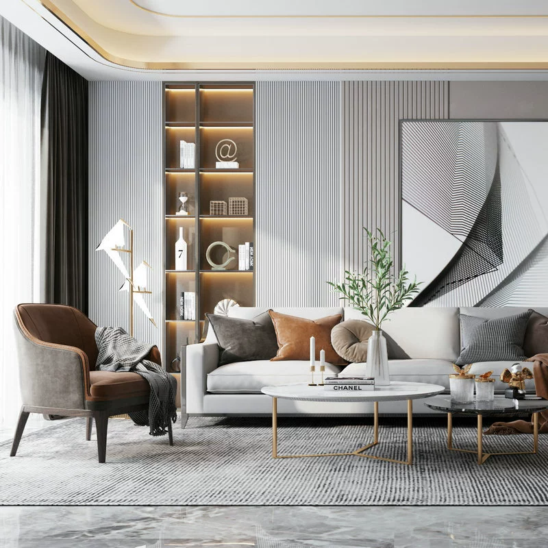 Завод по индивидуальному заказу всего дома, шкафы для гардероба по индивидуальному заказу, современная минималистичная гостиная, спальня, винный шкаф, общая кухня, мебель из цельного дерева