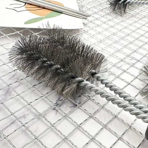 BBQ Grill Cleaning Brush Outdoor Grill Oven Wire Brush Rack Grill BBQ Brush Cleaning Tool