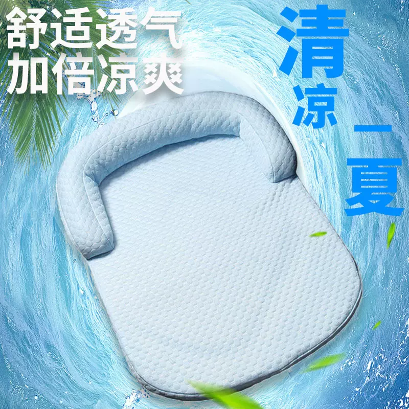 夏季猫狗冰窝冰豆豆靠枕垫子透气狗垫子3D凉感新款宠物冰垫窝凉席