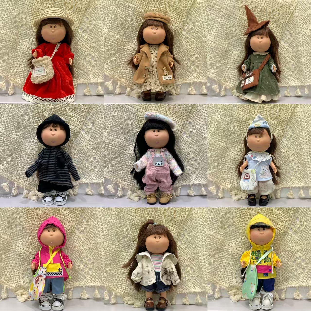 (Wholesale), doll, plush set for dressing up, dress, Spain, children's clothing