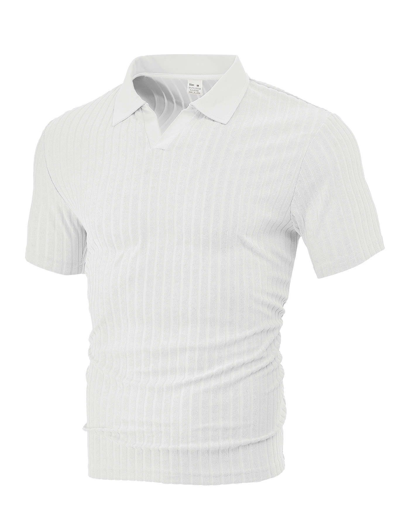 Veste homme rayée en tissu jacquard casual pour l'été_voghion.com