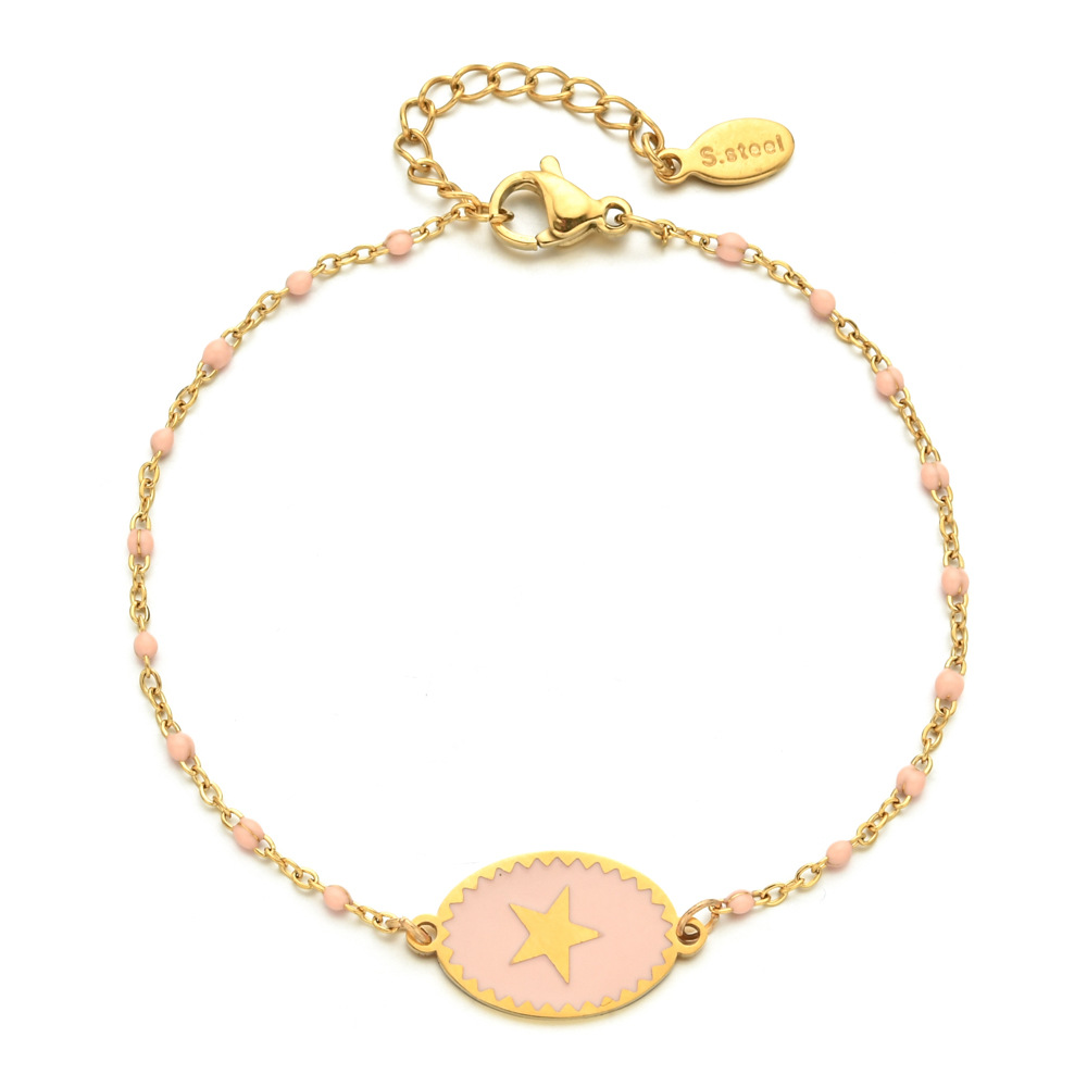 Estilo Simple Estrella Acero Inoxidable Pulsera Al Mayoreo display picture 4