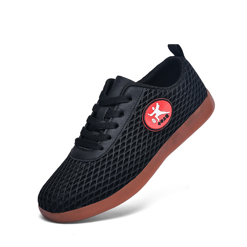 Tai Chi Shoes for Men and Women, Spring and Summer Breathable Mesh Shoes, Soft Soles, Lightweight Casual Sports Shoes, Martial Arts Shoes, Practice Shoes