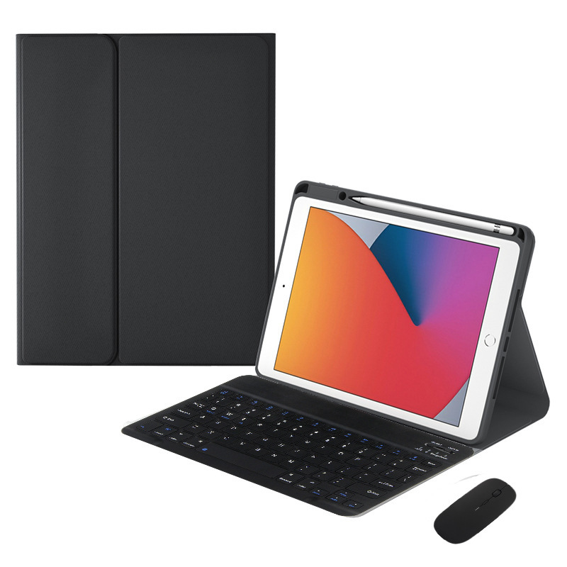 For 2021 New ipad Pro11 Bluetooth keyboard protective case pen slot 10.2 inch magnetic tablet leather case