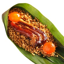 嘉兴粽子250g现货大肉粽双蛋黄鲜肉粽子网红长条粽速食厂家