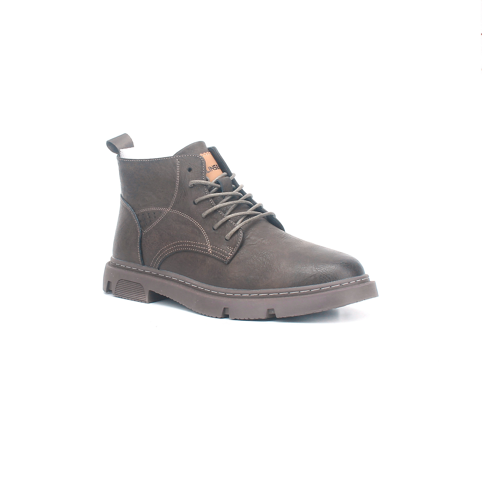 �ﶬ��װѥ2022�¿�Ӣ����ʿ����ѥ��������ϵ���߰�ԲͷƤѥ391