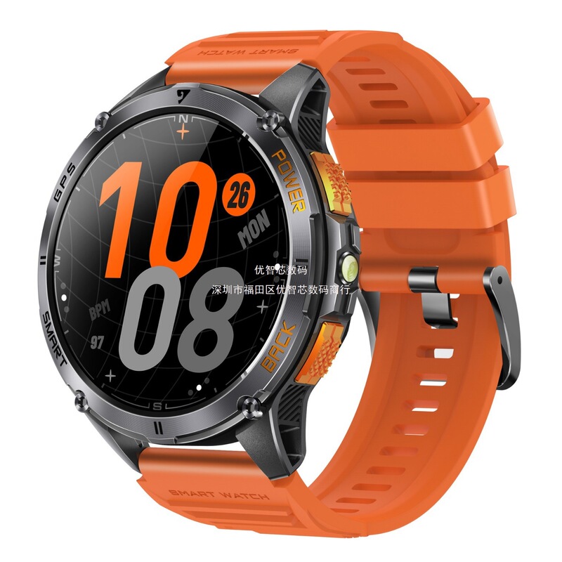 K67A  Smart watch 智能手表1.43AMOLED GPS+4GB本地储存外贸款现|undefined