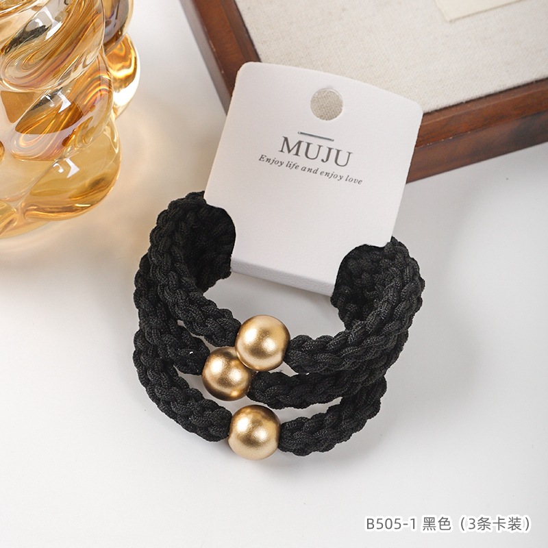 Ligas coreanas premium para cabello