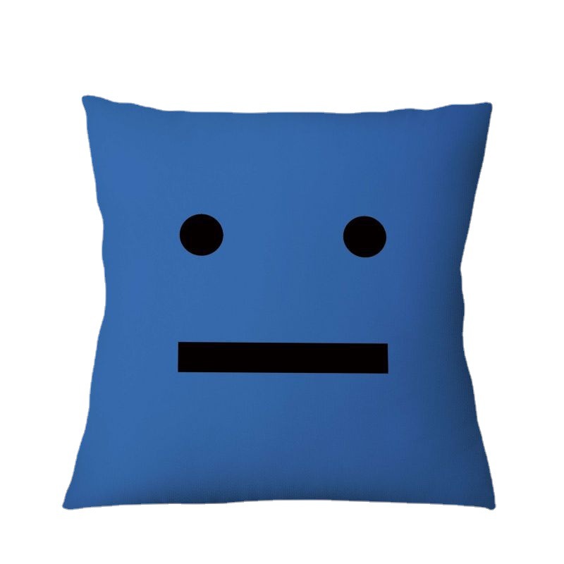 Coussin Smiley Face - Coussin de canapé couleur personnalisable