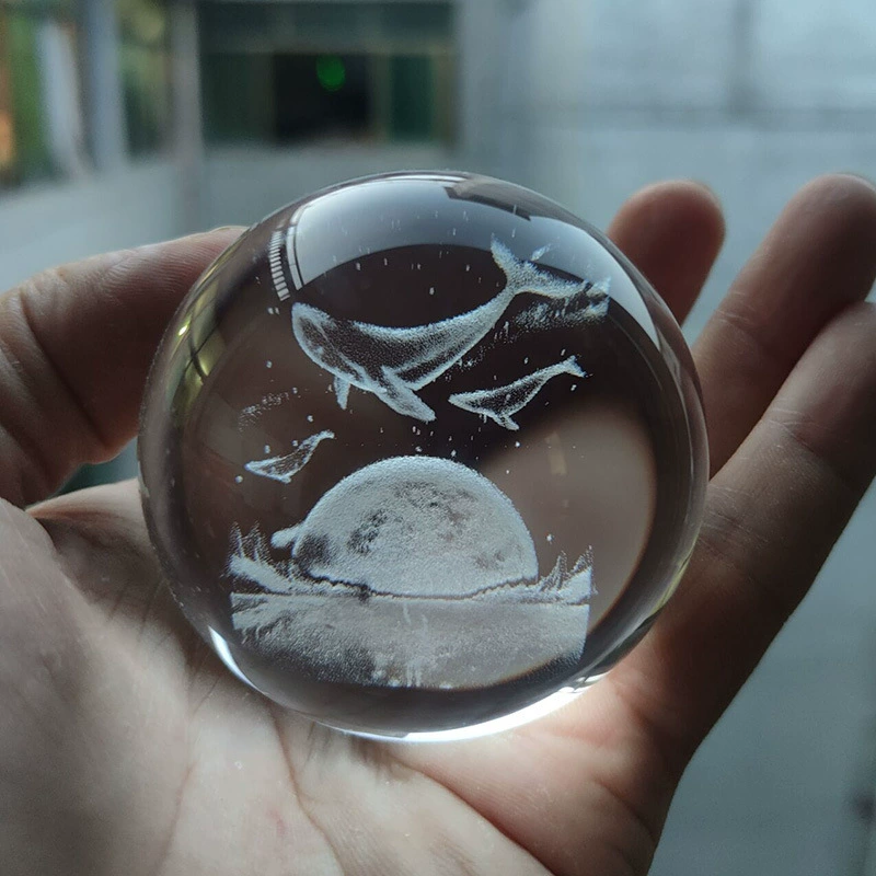 3D прозрачная хрустальная сфера Облака, Земля Звезда Небо Пилюли изделия Ремесла Под подарки Офис Лазер Сиденье Конор Луна Маятник/Маятник?