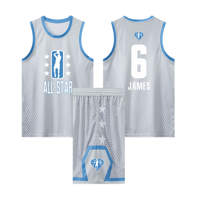 2022 All-Star Jersey No.30 Curry Basketball Jersey suit Men's Kobe James Sports Training Team Jersey Vest