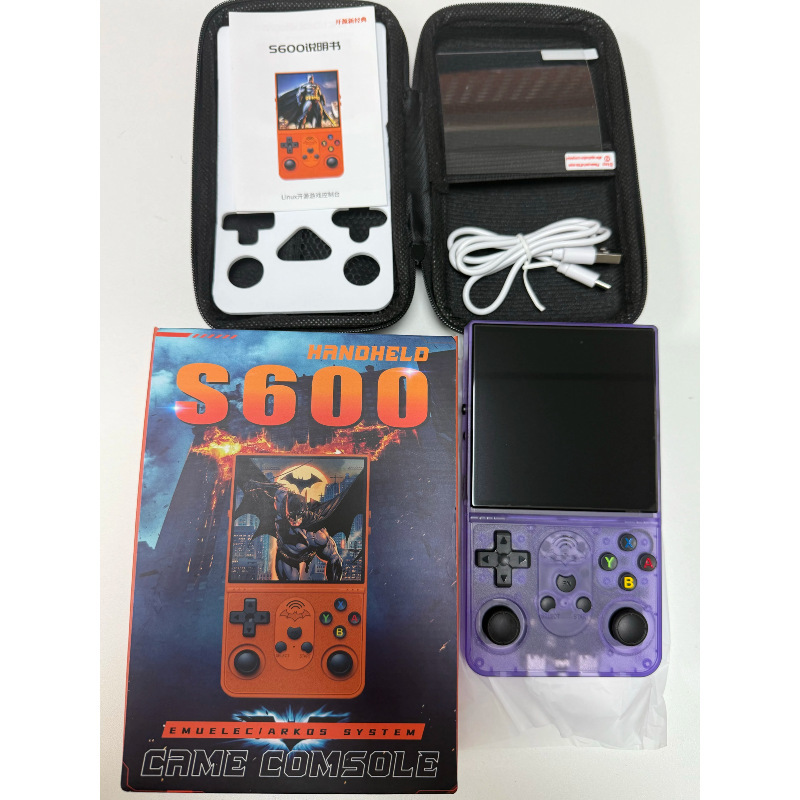 新しい S600 携帯ゲーム機 PSP グラディエーター 4K HD 4.0inch IPS スクリーンオープンソースゲーム機ハンドヘルド|undefined