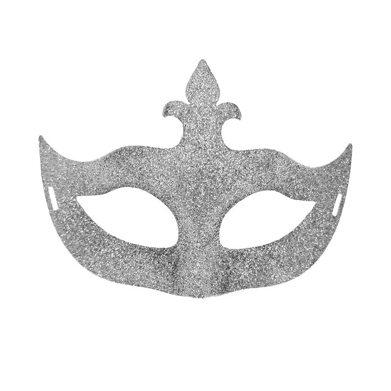 Carnaval nuevo polvo brillante máscara de flecha máscara de Halloween máscara de fiesta decoración máscara de mitad de cara