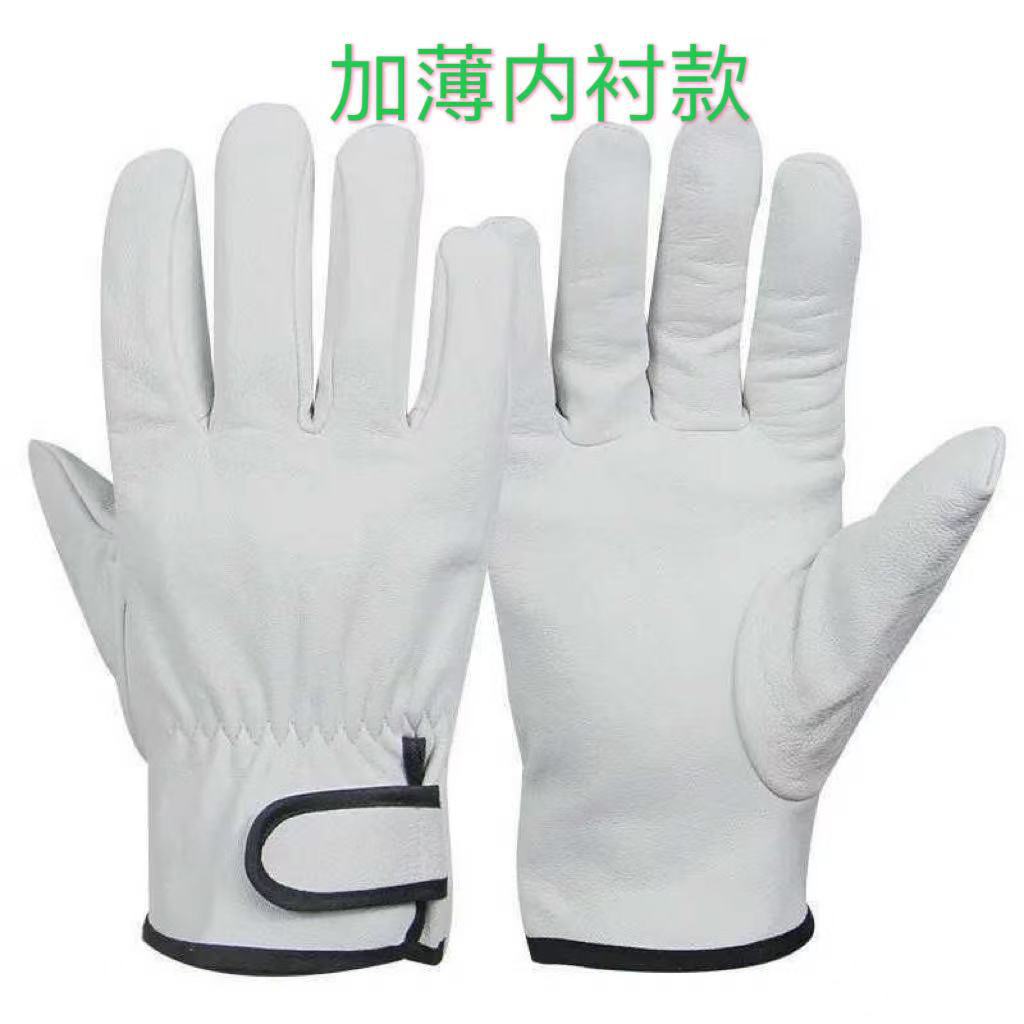 Soldadura de piel de oveja pura soldadura por arco de argón guantes de cuero suave resistente al desgaste transpirable anti-escaldado aislamiento térmico soldador reparación mecánica conductor