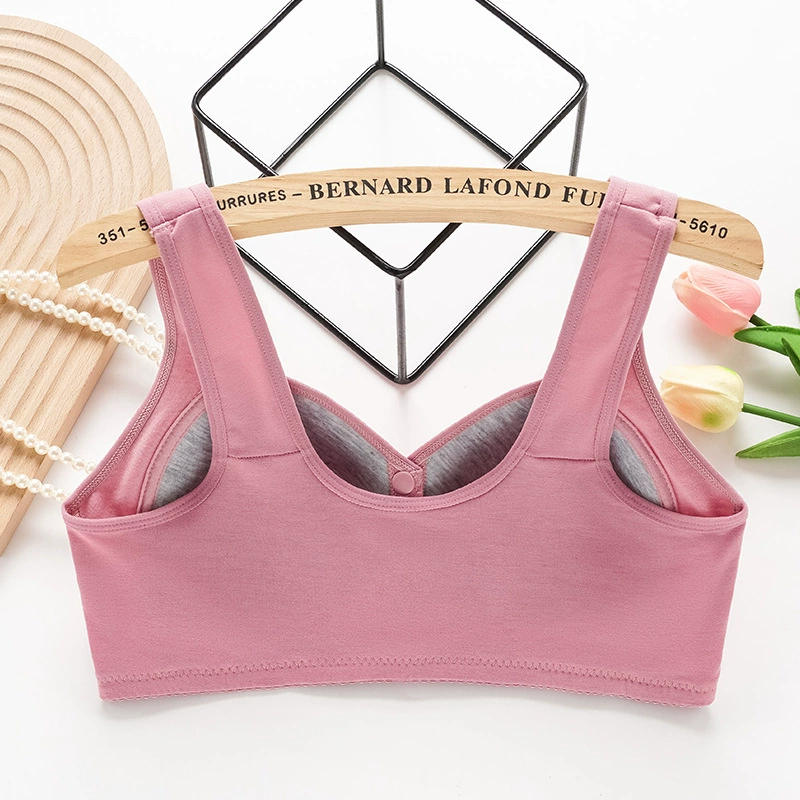 Underwear for mother, thin wireless bra, tank top, for middle age, plus size