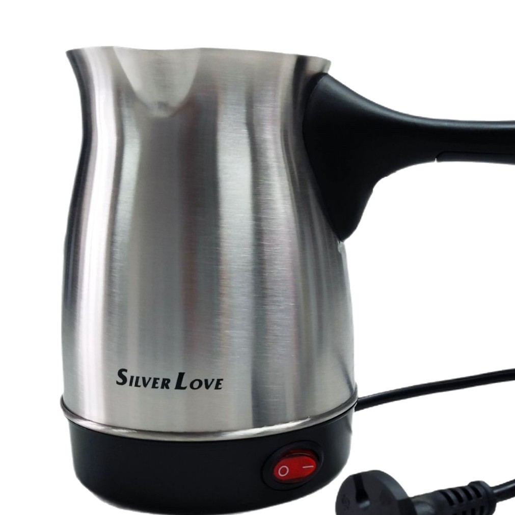 Ventas transfronterizas de cafetera turca caliente hervidor eléctrico de acero inoxidable automático apagado rápido hervidor de té al por mayor