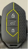 Key case cross-border Togg car key case Turkish new silicone protective case full-cover anti-drop soft shell protective case
