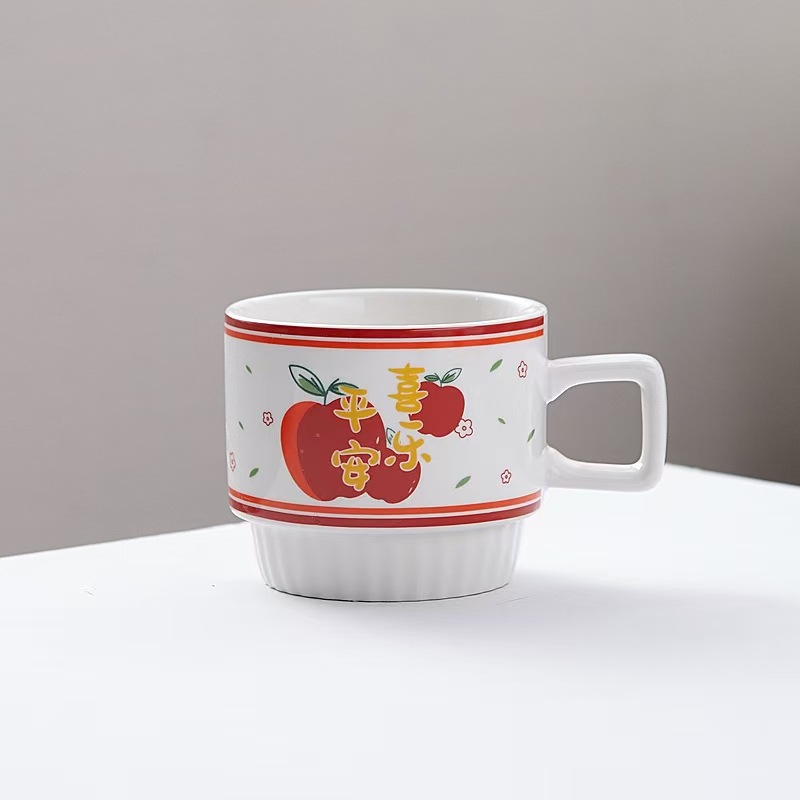 Taza de regalo de bodas de alto valor de cerámica de nicho de dama de honor de alto nivel regalos prácticos