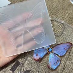 美甲骨刺新款镂空蝴蝶立体diy硅胶模具装饰