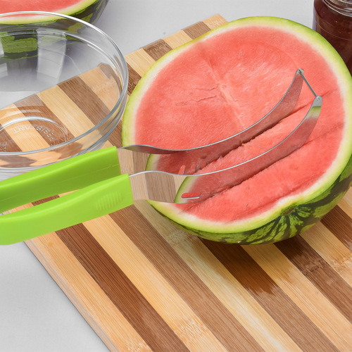 Stainless steel watermelon fruit dicing and dicing divider, cantaloupe cutter, stainless steel melon cutting tool knife