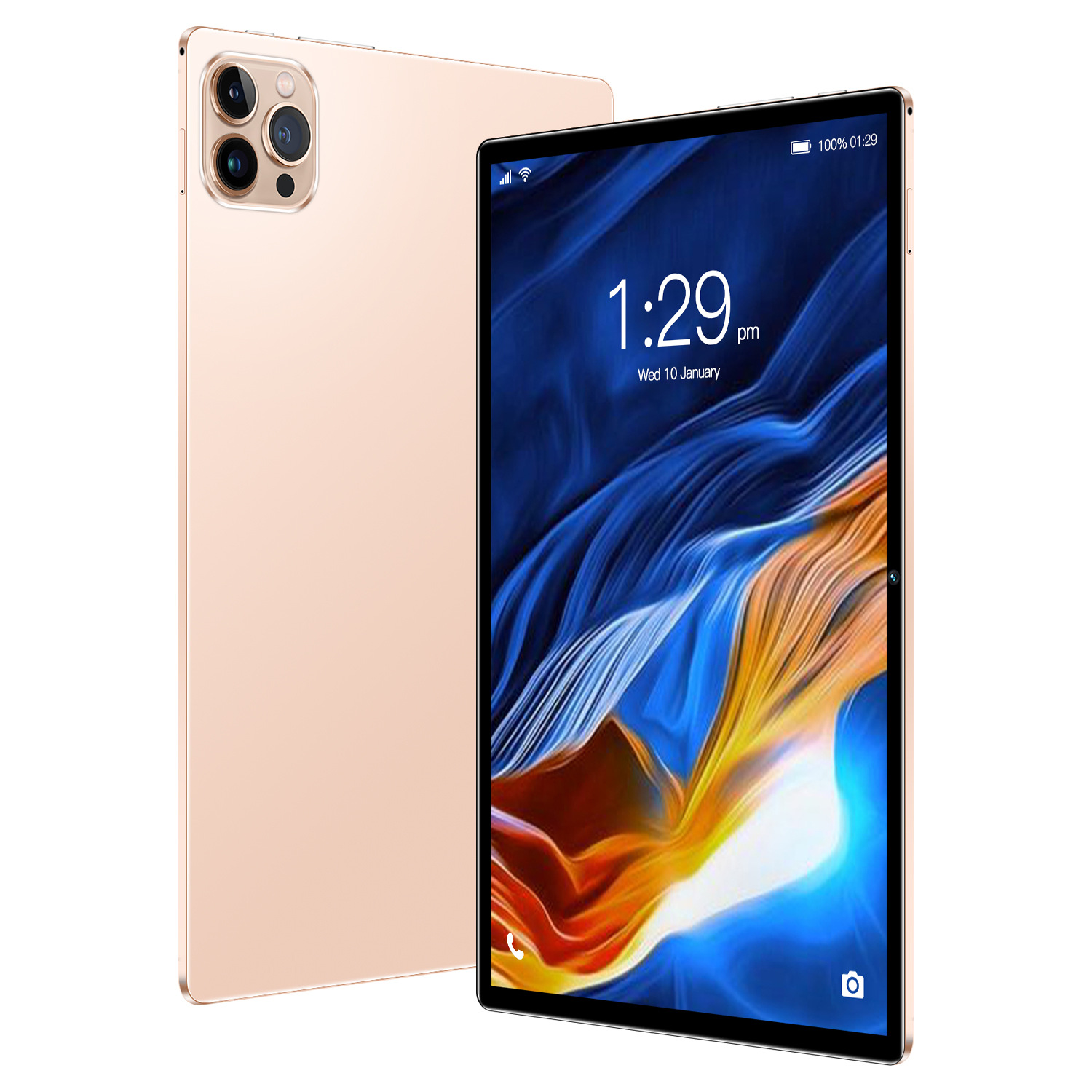 V62 nueva tableta transfronteriza de 10,1 pulgadas 12 + 512G HD Android llamada inteligente fuente WiFi al por mayor