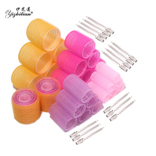 Factory wholesale self-adhesive hair roll bangs curly hair tool Air bangs curly hair tube bangs loose roll