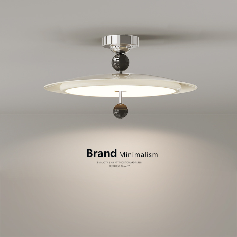 Araña de dormitorio de estilo crema francés, habitación de personalidad creativa, lámpara de techo del dormitorio principal, lámpara de estudio de protección ocular de estilo antiguo