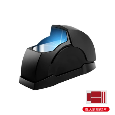 Car ashtray Ashtray Car Ashtray Aluminum Alloy - black-with-night-light
