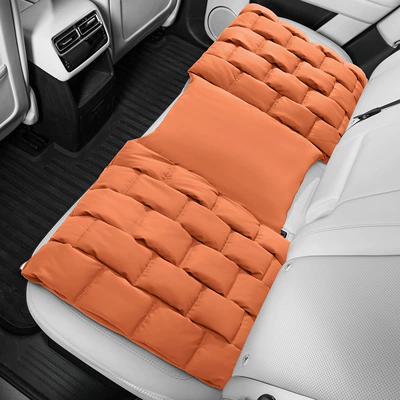 Seat Cushions, Car Bubble Cushions, Universal Four Seasons Pad - rear-seat-cushion1-piece-love-horse-orange-anti-fouling-leather-bubble-cushion